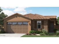 One-story home with brown tile roof and garage at 4514 E French Rd, San Tan Valley, AZ 85143