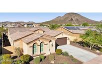 Single story home with mountain views and solar panels at 12860 W Calle De Sol --, Peoria, AZ 85383