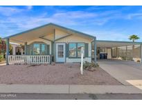 Single-story home with carport and small front yard at 8500 E Southern Ave # 368, Mesa, AZ 85209