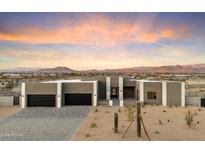 Stunning modern home with mountain views, two-car garage, and landscaped front yard at 256 E Tumbleweed Dr, Phoenix, AZ 85085