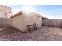 Guest casita with patio and sitting area at 10024 N 14Th St, Phoenix, AZ 85020