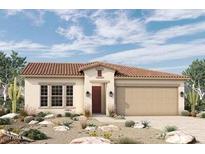 One-story home with Spanish tile roof and desert landscaping at 19341 W San Juan Ave, Litchfield Park, AZ 85340