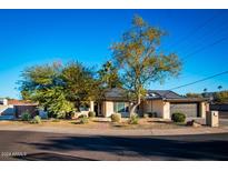 House exterior showcasing a wide street and mature trees surrounding the property at 10601 N 26Th Pl, Phoenix, AZ 85028