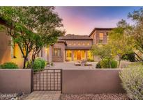 Stunning desert home with stone accents and courtyard entry at 10030 N 23Rd St, Phoenix, AZ 85028