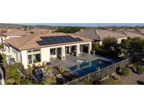 Luxury home with solar panels, pool, and expansive backyard at 29606 N Tarragona Dr, Peoria, AZ 85383