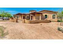 Spanish style home with landscaped yard at 23724 S 126Th St, Chandler, AZ 85249