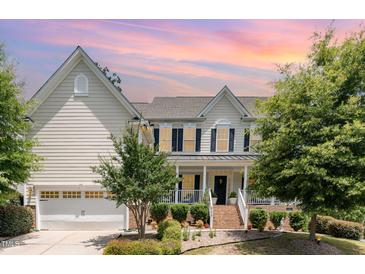 Two-story house with a large front yard at 1329 Endgame Ct, Wake Forest, NC 27587
