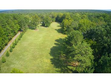Aerial view of property showcasing expansive land and lush greenery at 878 Green Hill Rd, Franklinton, NC 27525