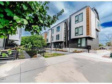 Modern townhouses with sleek design and private entrances at 512 Gordon St # 302, Durham, NC 27701