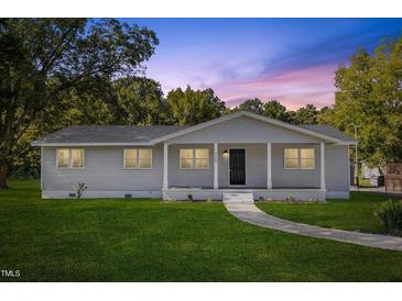 Newly renovated single story home with front porch at 712 Blount St, Smithfield, NC 27577