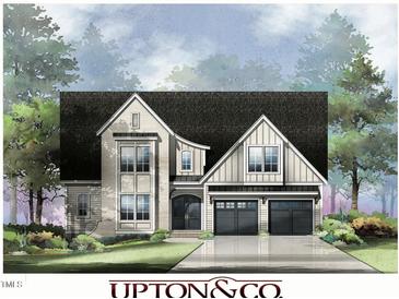 Two-story home with a large front porch and a three-car garage at 2603 Grant Ave, Raleigh, NC 27608