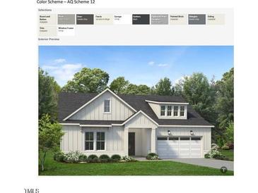 Exterior rendering of a charming two-story home with a farmhouse style at 209 Mugby Rd # 172, Raleigh, NC 27610