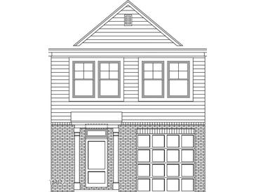 Two-story home with brick facade, attached garage, and multiple windows at 520 Eversden Dr, Zebulon, NC 27597