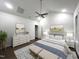 Spacious bedroom with a queen bed and ample natural light at 1350 Geneva Albright Rd, Graham, NC 27253
