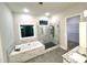 Luxurious bathroom with soaking tub and walk-in shower at 1350 Geneva Albright Rd, Graham, NC 27253