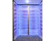 Built-in shelving with LED lighting in a spacious closet at 1350 Geneva Albright Rd, Graham, NC 27253