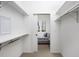 Large walk-in closet with ample shelving and hanging space at 521 N Mangum St # 25, Durham, NC 27701
