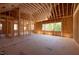 Spacious bedroom under construction with large windows and high ceilings at 1805 Okeefe Ln # 1D, Raleigh, NC 27613