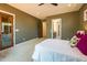 Spacious bedroom with a queen-size bed and private bath access at 31 Meandering Way Ct, Chapel Hill, NC 27516