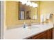 Clean bathroom with single vanity and updated finishes at 40002 Worth, Chapel Hill, NC 27517