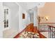 Bright hallway with hardwood floors and access to other rooms at 40002 Worth, Chapel Hill, NC 27517