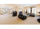 Spacious basement with seating area and fireplace at 40002 Worth, Chapel Hill, NC 27517