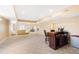 Open concept basement with bar and living area at 40002 Worth, Chapel Hill, NC 27517