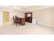 Basement wet bar with cabinetry and seating at 40002 Worth, Chapel Hill, NC 27517