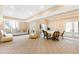 Basement with seating area and access to backyard at 40002 Worth, Chapel Hill, NC 27517