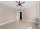 Bedroom with hardwood floors and access to another room at 4268 Jacks Creek Trl, Burlington, NC 27215