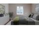 Primary bedroom with large window and neutral walls at 904 Grove St, Chapel Hill, NC 27517