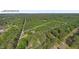 Aerial view showing property lines of a wooded lot near a road at 2222 Umstead Rd, Durham, NC 27712
