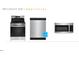 Stainless steel kitchen appliances including range, microwave, and dishwasher at 116 Commons Cir # 229, Clayton, NC 27520