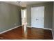 Spacious bedroom with hardwood floors and double door closet at 7647 Cummings Dr, Mebane, NC 27302