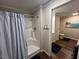 Bathroom with shower and vanity at 124 Don Ron Rd, Erwin, NC 28339