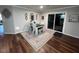 Bright dining area with table and chairs, near sliding door at 124 Don Ron Rd, Erwin, NC 28339