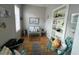 Cozy living room featuring built-in shelving and comfortable seating at 124 Don Ron Rd, Erwin, NC 28339