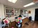 Bright office features a large desk and ample storage at 124 Don Ron Rd, Erwin, NC 28339