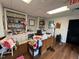 Bright office features a large desk and ample storage at 124 Don Ron Rd, Erwin, NC 28339