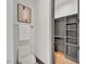 Walk in closet with shelving and drawers at 1312 Hunting Ridge Rd, Raleigh, NC 27615