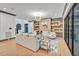 Bright living room featuring hardwood floors and a modern fireplace at 1312 Hunting Ridge Rd, Raleigh, NC 27615