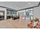 Home bar with a beverage center and comfortable seating at 1312 Hunting Ridge Rd, Raleigh, NC 27615