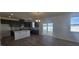 Bright dining area with hardwood floors and access to back deck at 837 Emmer St, Rolesville, NC 27571