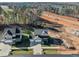 Aerial view of two houses and surrounding area under construction at 305 Sutherland Dr, Franklinton, NC 27525