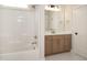 Bathroom with a bathtub, vanity, and a mirror at 30 Imperial Oaks Ct, Youngsville, NC 27596