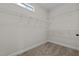 Spacious walk-in closet with wire shelving at 127 Hillwood Dr, Sanford, NC 27332