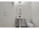Simple and updated half bathroom at 127 Hillwood Dr, Sanford, NC 27332