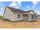 House exterior with covered patio at 127 Hillwood Dr, Sanford, NC 27332