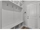 Functional mudroom with bench seating and storage at 188 Hillwood Dr, Sanford, NC 27332