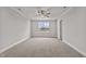 Large bedroom with ceiling fan and window at 188 Hillwood Dr, Sanford, NC 27332